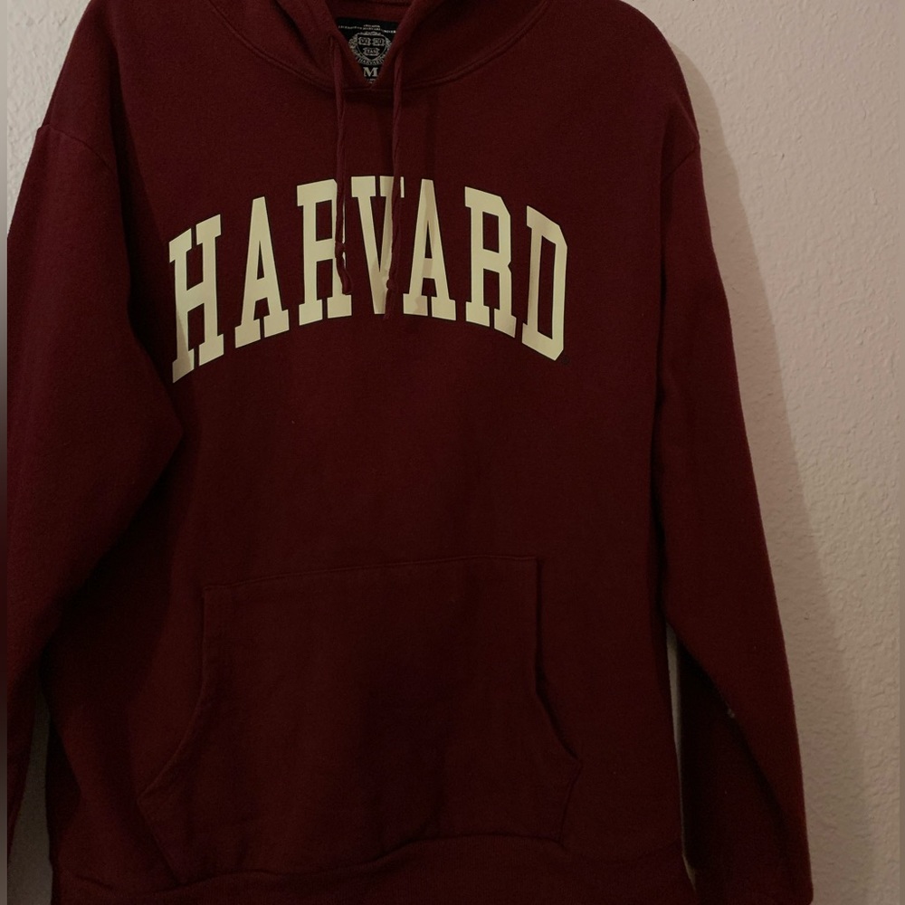 Maroon/ Burgundy HARVARD Hoodie, Size M.